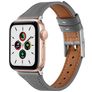 Mobigear Napoli Pelle Apple Watch Cinturino Fibbia ad ardiglione - 49/46/45/44 mm - Grigio