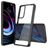 Mobigear Crystal Motorola Edge (2021) Hardcase Back cover - Trasparente / Nero