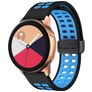 Mobigear Sport Plus Mag Correa Silicona Cierre magnético para Smartwatch - 22 mm - Negro / Azul
