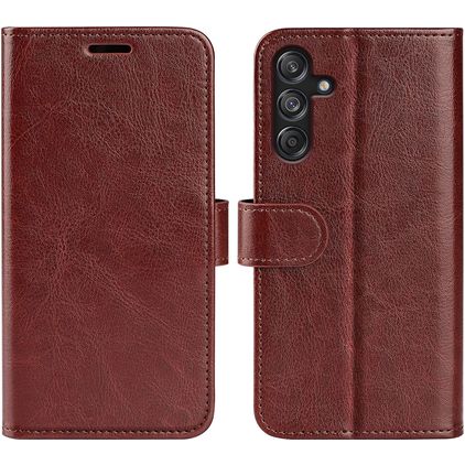 Mobigear Basic Samsung Galaxy M55 Funda tipo libro Cartera - Marrón