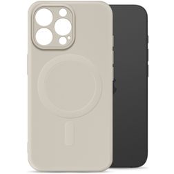 My Style Protective Flex iPhone 15 Pro MagSafe Flexible TPU Back cover - Antique White