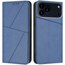 Mobigear Frosted Flip iPhone 18 Pro Max Capa livro Carteira - Azul