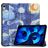 Mobigear Tri-Fold iPad 10 (2022) Etui z klapką - Starry Sky