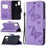 Mobigear Butterfly HONOR 9X Lite Lompakkokotelo + Setelitasku - Violetti