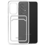 Mobilize Gelly Card Transparent Samsung Galaxy A13 4G Flexibel TPU Skal med korthållare - Transparent