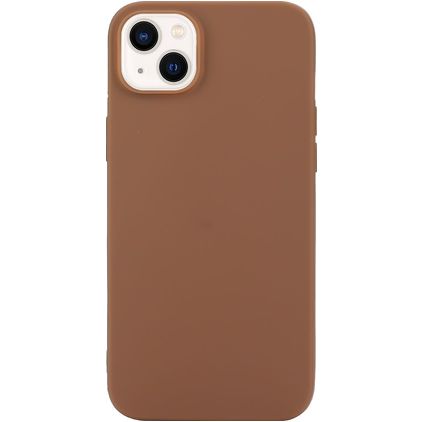 Mobigear Colors iPhone 14 TPU flexible Carcasa - Marrón