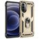 Mobigear Armor Ring Motorola Moto G52 Hårdt Bagsidecover Stødsikkert med ringholder - Guld