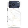 MIO iPhone 18 Pro Max MagSafe Funda Plástico rígido Carcasa - White Marble