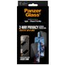 PanzerGlass FastFit iPhone 17 Pro Max Panssarilasi Näytönsuoja Yksityisyyssuoja - Suojakuoren kanssa yhteensopiva + Asennuskehys - Musta