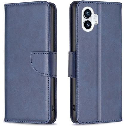 Mobigear Excellent Nothing Phone (1) Plånboksfodral med sedelfack - Blå