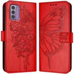 Mobigear Butterfly Nokia G42 Etui z klapką typu portfel - Czerwony
