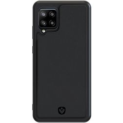 Valenta Snap Samsung Galaxy A42 Pele genuína Capa traseira - Preto