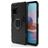 Mobigear Armor Ring Xiaomi Redmi Note 10S Kova Suojakuori Iskunkestävä + Sormuspidike - Musta