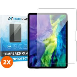 Mobigear iPad Pro 11 polegadas (2024) Vidro temperado Película de ecrã - Compatível com capas (Pack de 2)
