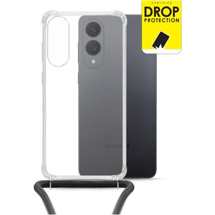 My Style Loop Trasparente Samsung Galaxy S25 Edge TPU flessibile Cover con cordino - Trasparente
