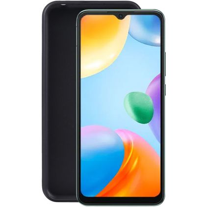 Mobigear Colors POCO C40 TPU flexible Carcasa - Negro