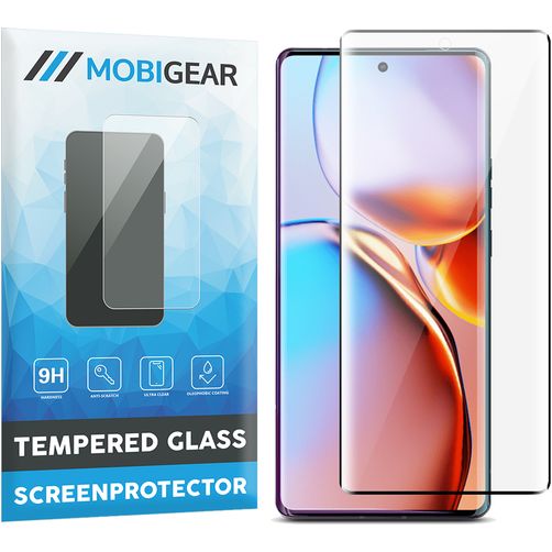 Mobigear Premium Motorola Edge 40 Pro Vetro Protezione schermo - Compatibile con le cover - Nero