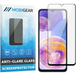 Mobigear Premium Samsung Galaxy A24 Härdat glas Skärmskydd - Skalvänligt - Svart