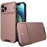Mobigear Cam Slide iPhone 14 Hårdt Bagsidecover med Camera Slider - Rosaguld