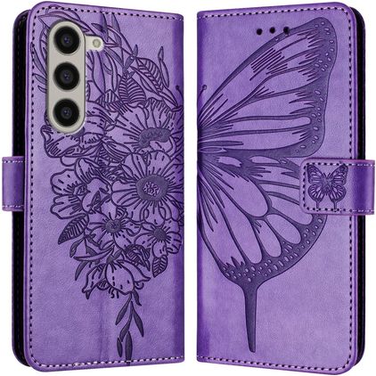 Mobigear Butterfly Samsung Galaxy Z Fold 6 Funda tipo libro Cartera - Morado