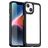 Mobigear Crystal iPhone 15 Plus Tvrdý plast Zadní kryt - Průhledná / Černá