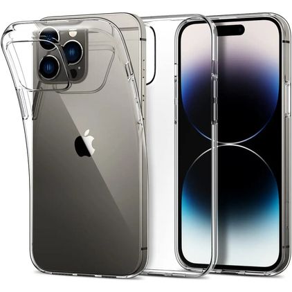 Mobigear Basics Clear iPhone 14 Pro Flexible TPU Back cover - Clear