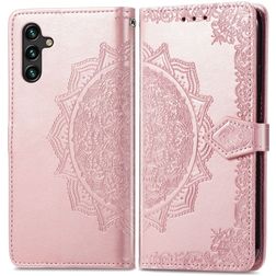 Mobigear Mandala Samsung Galaxy A13 5G Capa livro Carteira - Rosa dourado