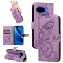 Mobigear Butterfly Google Pixel 10a Pungetui med Seddelrum - Lilla