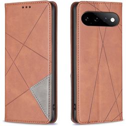 Mobigear Rhombus Slim Google Pixel 11 Capa livro - Castanho