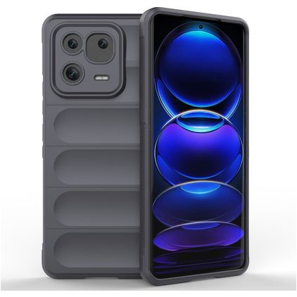 Mobigear Bumpy Xiaomi 13 Pro Flexible TPU Back cover - Charcoal