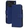 Mobiparts Wallet iPhone 17 Pro Max MagSafe Genuine Leather Wallet case - Blue