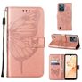Mobigear Butterfly Realme C31 Plånboksfodral med sedelfack - Roséguld