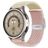 Mobigear Braided Dual Nylon Smartwatch Cinturino Chiusura deployante - 22 mm - Rosa / Galassia