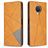 Mobigear Rhombus Slim Nokia G10 Funda tipo libro - Coñac
