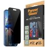 PanzerGlass Ultra-Wide Fit iPhone 16 Plus Härdat glas Skärmskydd Privacy - Skalvänligt - Svart