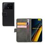 Mobilize Classic Gelly Wallet POCO X6 Pro Funda tipo libro Cartera - Negro