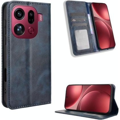 Mobigear Sensation OPPO Find X9 Pro Funda tipo libro Cartera - Azul