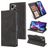 Mobigear Wallet iPhone 14 Plånboksfodral med sedelfack - Svart