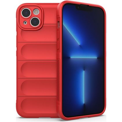 Mobigear Bumpy iPhone 14 Plus Flexible TPU Back cover - Red
