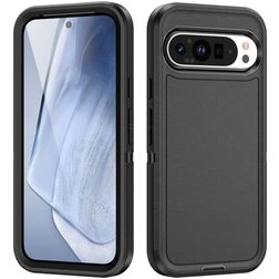 Mobigear Rugged Google Pixel 9 Pro Hårdt Bagsidecover Stødsikkert - Sort
