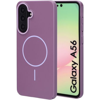 Mobiparts Slim Line Samsung Galaxy A56 MagSafe Funda Plástico rígido Carcasa - Imperial Purple