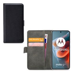 Mobilize Classic Gelly Wallet Motorola Moto G34 Pungetui med Seddelrum - Sort