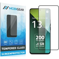 Mobigear Premium Xiaomi Redmi Note 13 Pro 5G Vidro temperado Película de ecrã - Compatível com capas - Preto