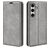 Mobigear Retro Slim Samsung Galaxy S24 FE Etui z klapką typu portfel - Szary