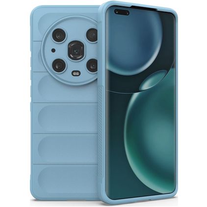 Mobigear Bumpy HONOR Magic 4 Pro Flexibilní TPU Zadní kryt - Modrá