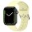 Mobigear Bumpy Silikone Apple Watch Urrem Spændelås - 49/46/45/44 mm - Gul