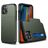 Mobigear Rugged Credit Card Case Dark Green Apple iPhone 12 / 12 Pro