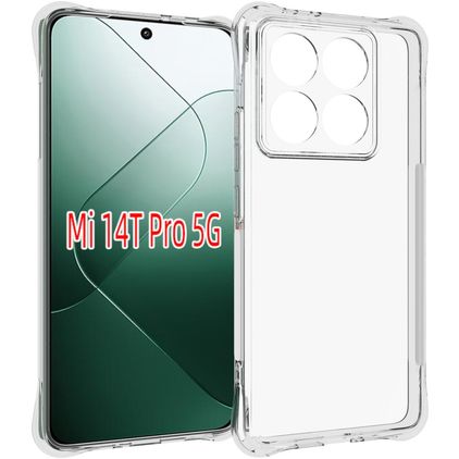 Mobigear Basics Trasparente Xiaomi 14T Pro TPU flessibile Back cover - Trasparente