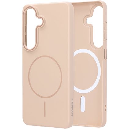 Mobiparts Slim Line Samsung Galaxy S26 MagSafe Funda Plástico rígido Carcasa - Dune Sand
