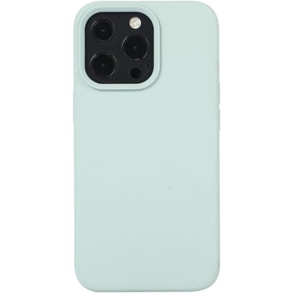 Mobigear Rubber Touch iPhone 14 Pro Max Silicone Back cover - Mint